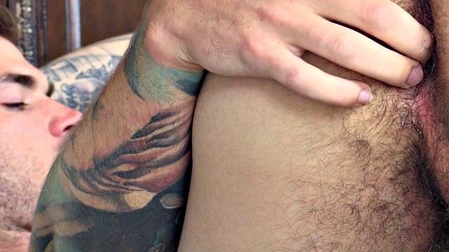 Barebacked gay fucked by nice dick in tight ass