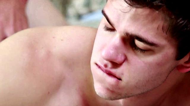 Barebacked gay fucked by nice dick in tight ass