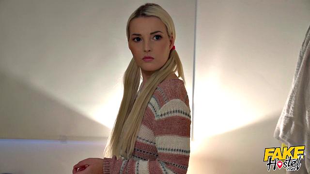 Blonde Teen with the Black Bull