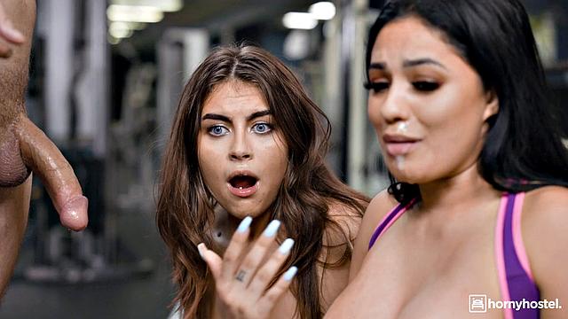 Hot influencer workout