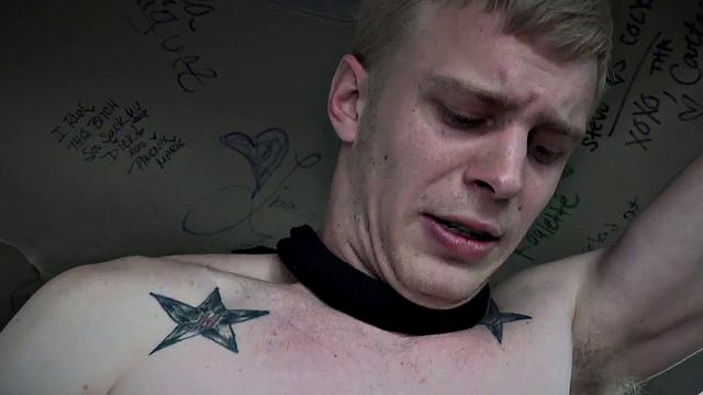 Straight blond tasting ebony butthole