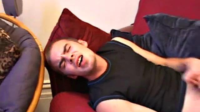 Jasper begins his solo jerk off scene teasing us about doing something he never though he would do. He beats off for a while before he does that special thing. But when he does it, wow does this boy cum.