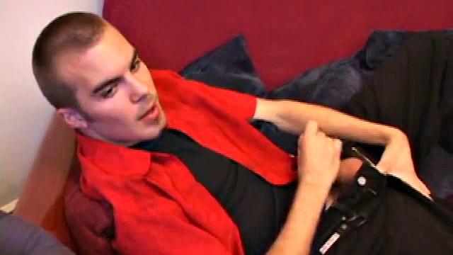 Jasper begins his solo jerk off scene teasing us about doing something he never though he would do. He beats off for a while before he does that special thing. But when he does it, wow does this boy cum.