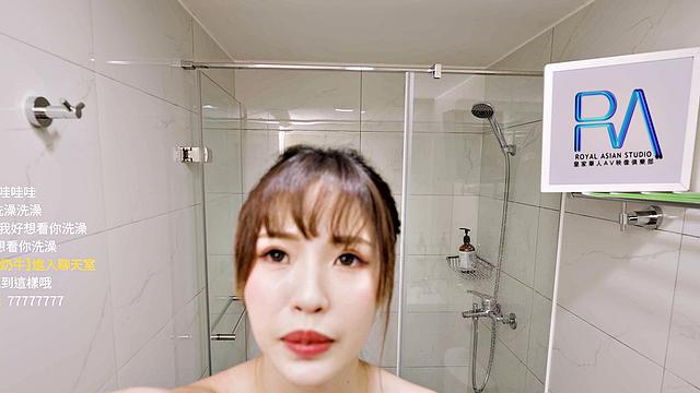 Lucy has a private couch to help her workout and fuck her