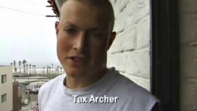 Tax Arche is a young straight guy, who needs a good porn magazine to help him get hard and shoot his load. He als oenjoys a bit of play with a dildo. After shooting his load, Tax heads to the shower and continues playing with his cock.