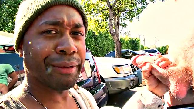 Picked up Nubian thug fucked outdoors in tight asshole