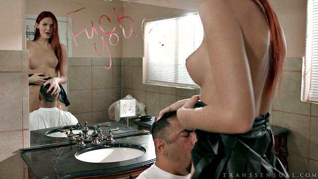 Her Ass, His Cock, With A Hot Lipstick Twist