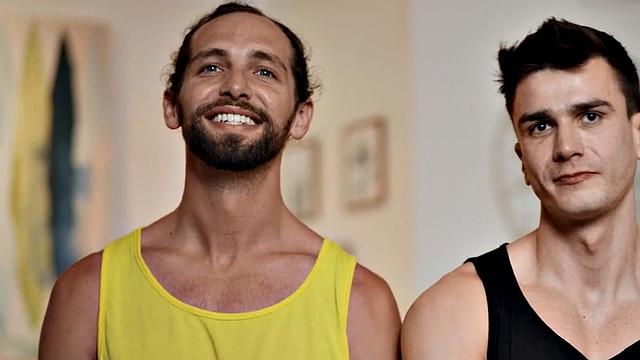 Facial eager jock barebacked by BF in anal casting scene