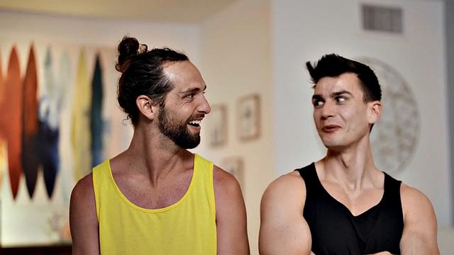 Facial eager jock barebacked by BF in anal casting scene