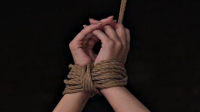 Electrosex for tied bitch by maledom