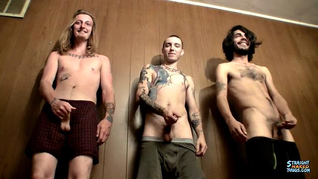 3 Horny Straight Guys Jerking Off - Kenneth Slayer, Blinx & Devin Reynolds