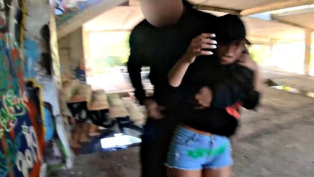 Horny chick with long hair gets her pussy drilled in security office