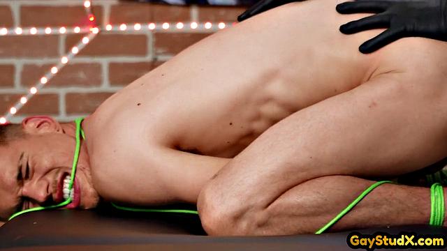 Muscled dom fucks his sub bitch