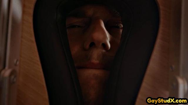 Muscled dom fucks his sub bitch