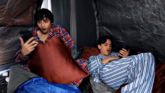 MILF rammed in 3some before swallowing load