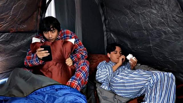 MILF rammed in 3some before swallowing load