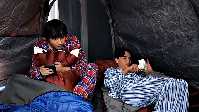 MILF rammed in 3some before swallowing load