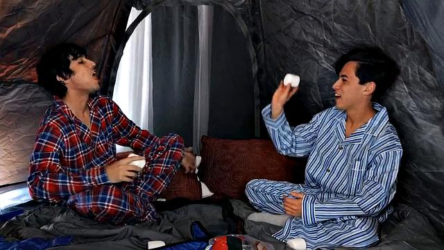 MILF rammed in 3some before swallowing load