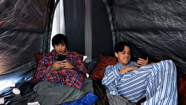 MILF rammed in 3some before swallowing load