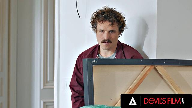 DEVILS FILM - Vanessa Vegas Stress-Relief Masturbation Leads To Hard Face Fucking