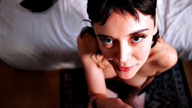 Skinny pierced and tattooed amateur gets fucked