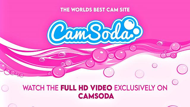 Watch this cosplay babe toying her wet tight pussy