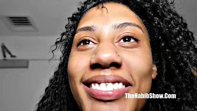 two mixed Dominican and Black threesome too wild for the net