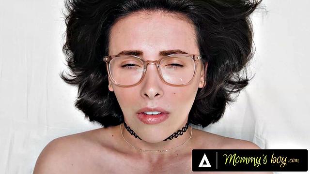 MOMMY'S BOY - Stepmom Aderes Quin Gets CAUGHT FUCKING Stepson's Friend And Fucks Them Both!