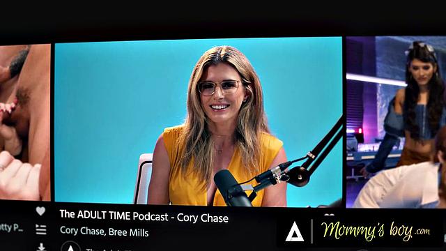 MOMMY'S BOY - Stepmom Aderes Quin Gets CAUGHT FUCKING Stepson's Friend And Fucks Them Both!