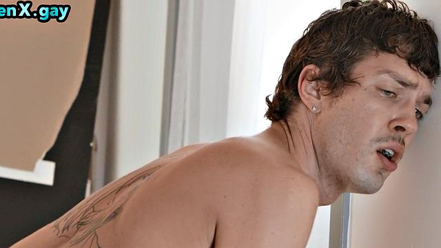 Worker asspounding coworker in tight asshole