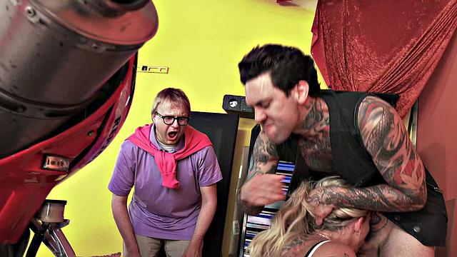 Hot Blonde Wife Pounded Hard In Front of Husband, By a Badass Stud