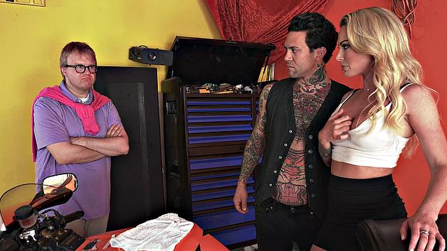 Hot Blonde Wife Pounded Hard In Front of Husband, By a Badass Stud