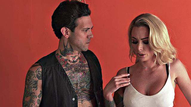 Hot Blonde Wife Pounded Hard In Front of Husband, By a Badass Stud