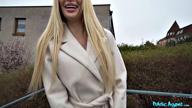 Blonde Tourist Gets Fucked In A Warehouse