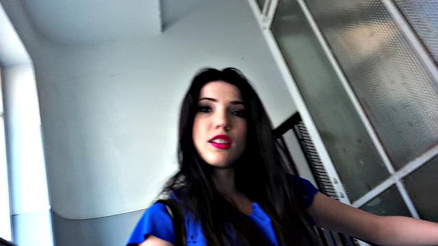 Raven Haired Euro Chick Gets Banged