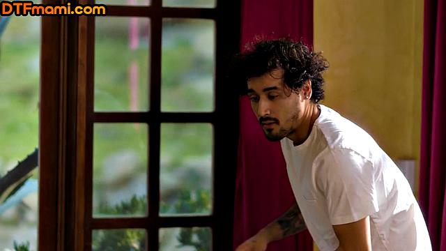 Stunning MILF bouncing on stepson's cock