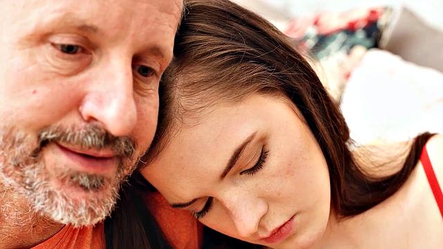 DADDY4K. Smart daddy consoles sons bored GF using his throbbing penis