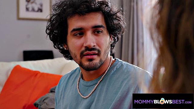 MommyBlowsBest - Frisky Monster Stepmom Gets Frisky And Gets Titty Fucked Hard