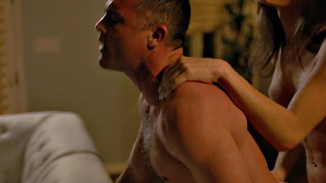 Busty trans beauty barebacking boyfriend in duo after seduction