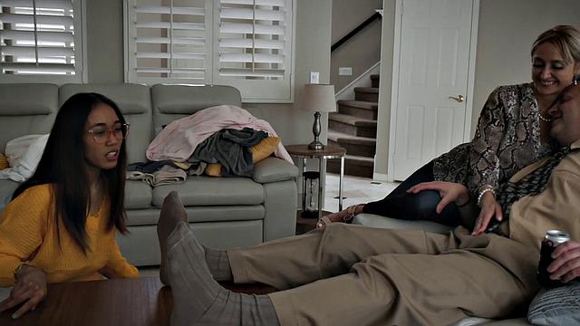 Asian Daughter Trained To Serve