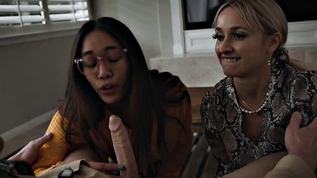 Asian Daughter Trained To Serve