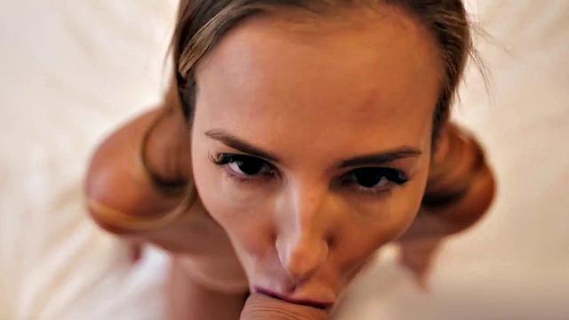 Blonde Beauty's Blowjob