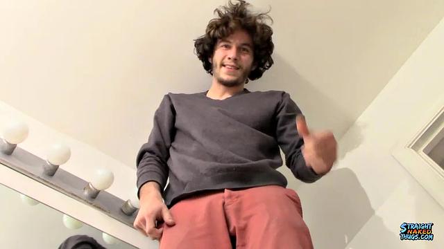 Draining His Hairy Straight Cock - Dean Inja