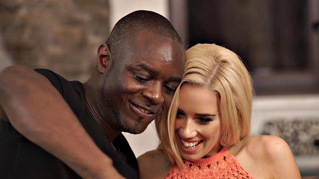 BLACK4K. Interracial adventures with black make stunner