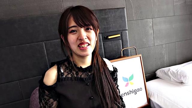 Mao Haneda is a pregnant twenty-year-old with huge brown nipples