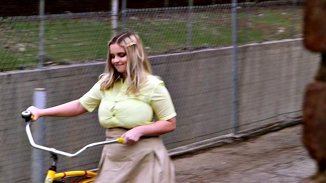 A Girl and Her Bicycke