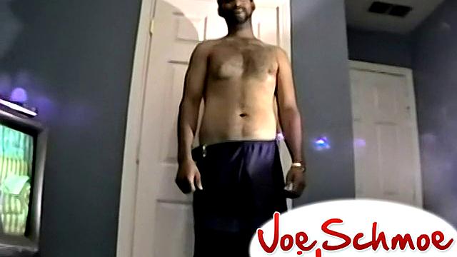 Watch this guy stroke his cock and show off for the camera