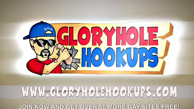 Sucking Tattooed Daddy At The Glory Hole