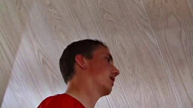 Derek strokes his cock for the camera