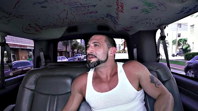 Picked up stud fucks in van outdoor till facial